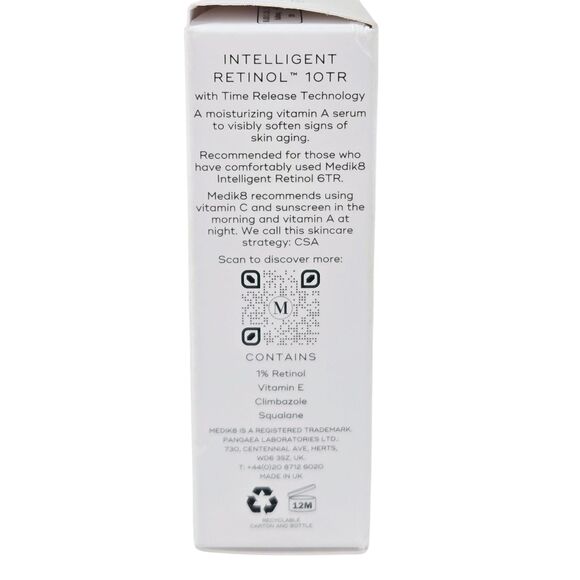 Medik8 Intelligent Retinol 10TR Vit A Night Serum 0.5 fl oz / 15ml Full Size NIB - Picture 4 of 5